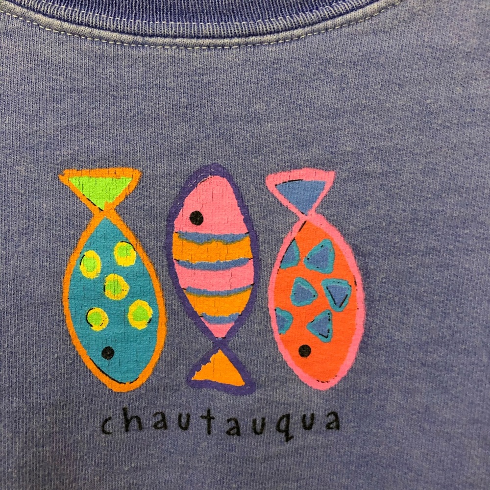 Vintage Chautauqua NY Fresh Produce Sweatshirt